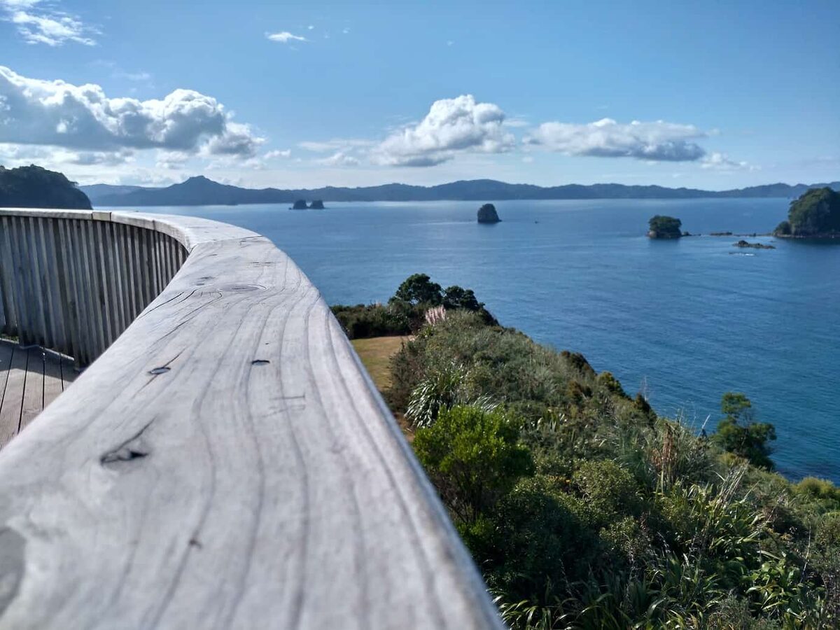 Coastal lookout on the Coromandel Peninsula, New Zealand