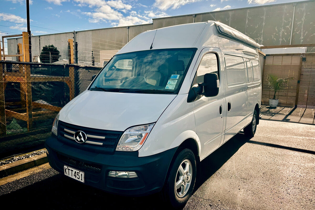 Custom built campervan for presale in New Zealand